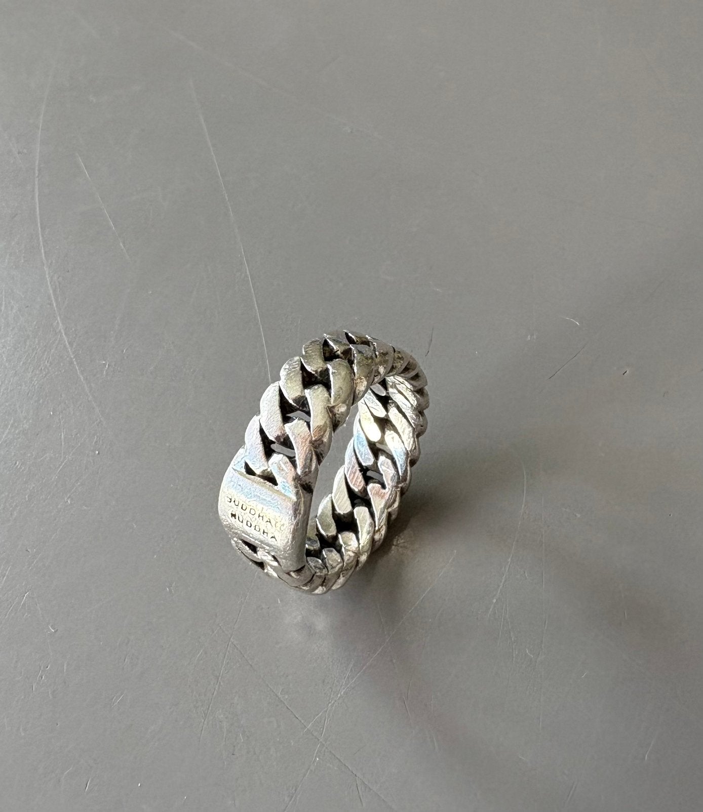 buddha to buddha schakelring maat 20 zilver, Ophalen, 20 of groter, Heer, Zo goed als nieuw