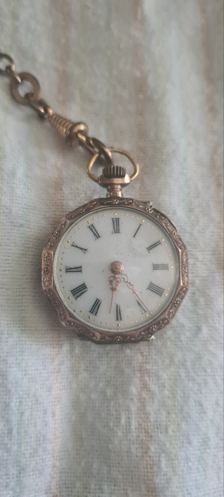 Antiek Zwitsers zakhorloge, Galonné-stijl, Art Nouveau, Ophalen