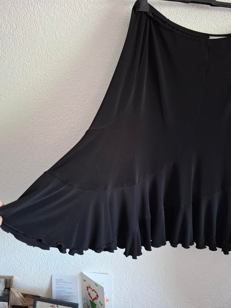 Joseph Ribkoff, 48, rok midi lengte ,zwart z.g.a.n., Kleding | Dames, Rokken, Zwart, Maat 46/48 (XL) of groter, Ophalen of Verzenden