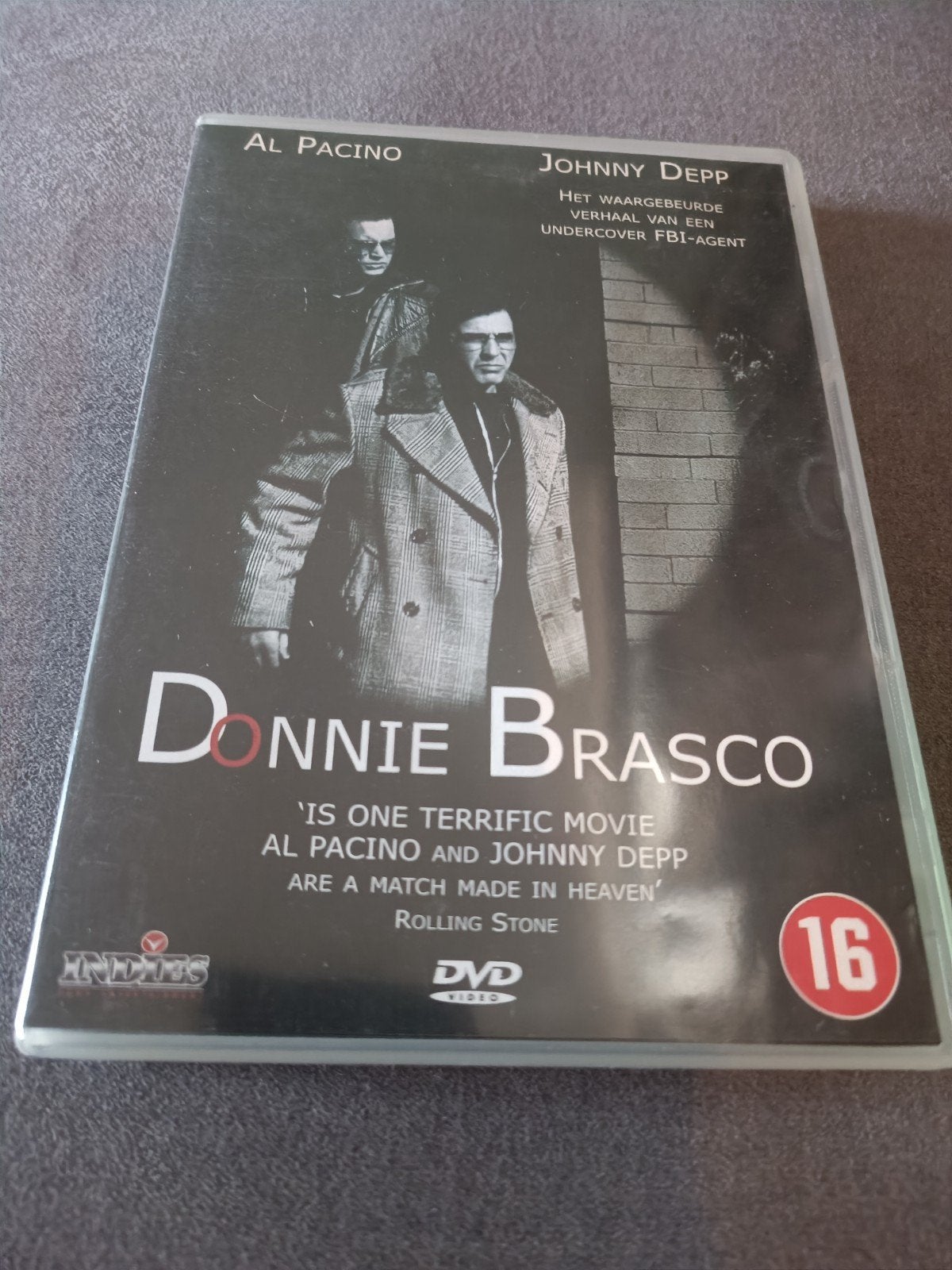 Donnie brasco - dvd, Alle leeftijden, Ophalen of Verzenden, Zo goed als nieuw, Detective en Krimi