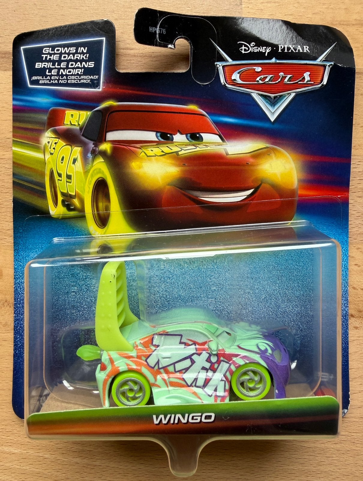 Disney Cars Wingo Glow in the Dark Pixar Mattel, Ophalen of Verzenden, Nieuw