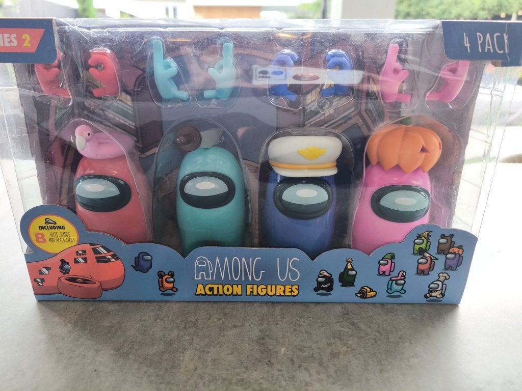 Among Us Series 2 Action Figures 4 Pack Figures, Ophalen of Verzenden, Nieuw