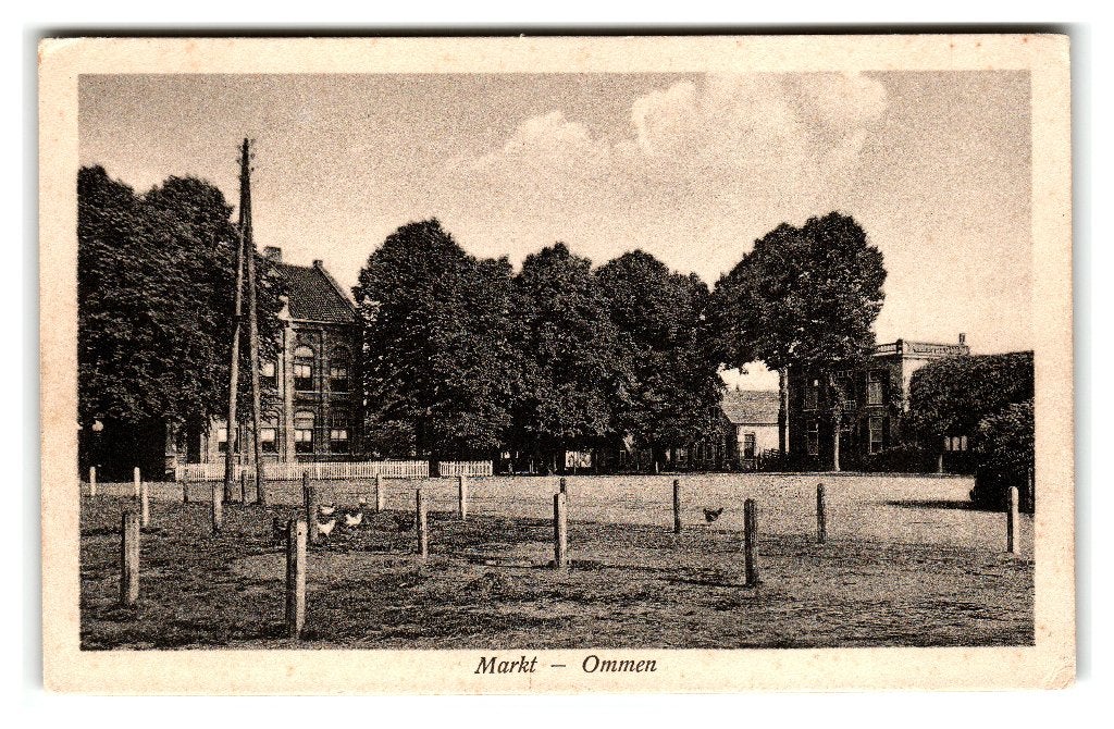 Ommen, Markt, Verzamelen, Verzenden, 1940 tot 1960, Ongelopen, Overijssel