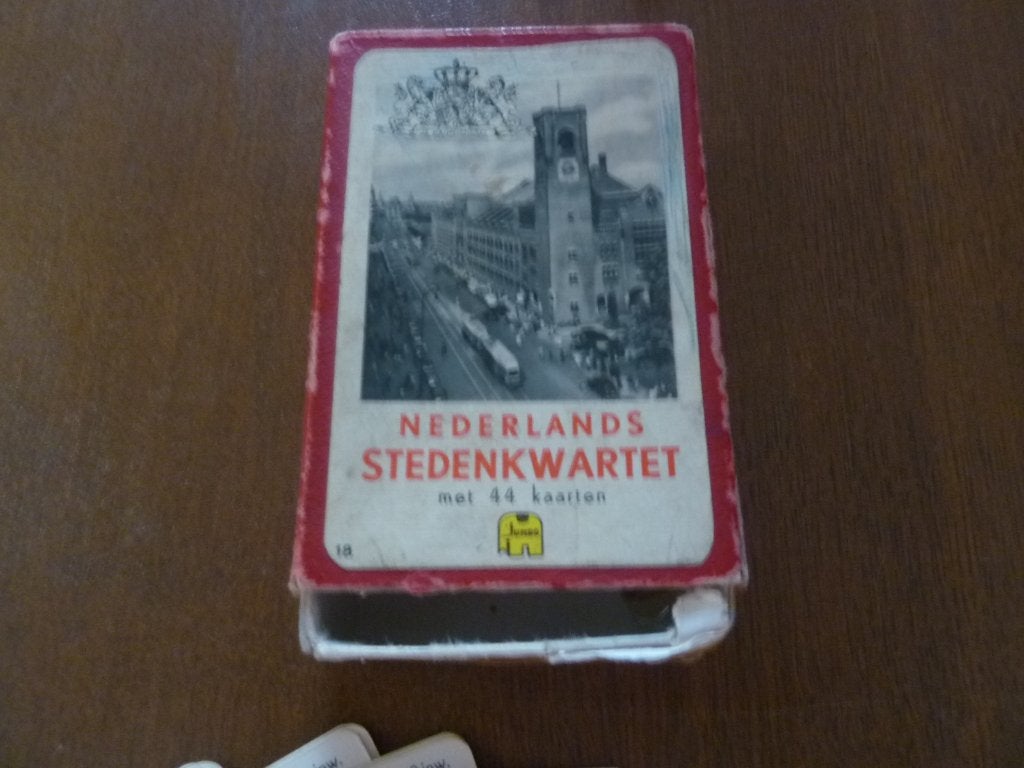 oud Nederlands stedenkwartet uit 1958, Drie of vier spelers, Ophalen of Verzenden, Gebruikt, Jumbo