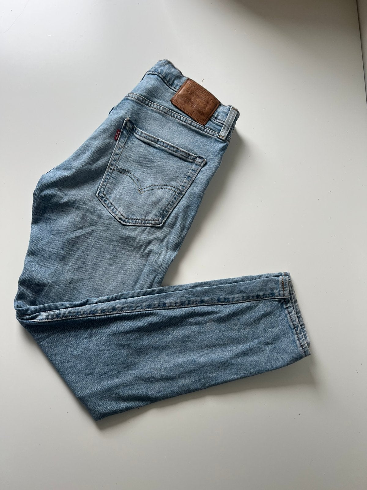 Levi’s lichtblauwe jeans – vintage look, Ophalen of Verzenden, Zo goed als nieuw, Blauw, W32 (confectie 46) of kleiner