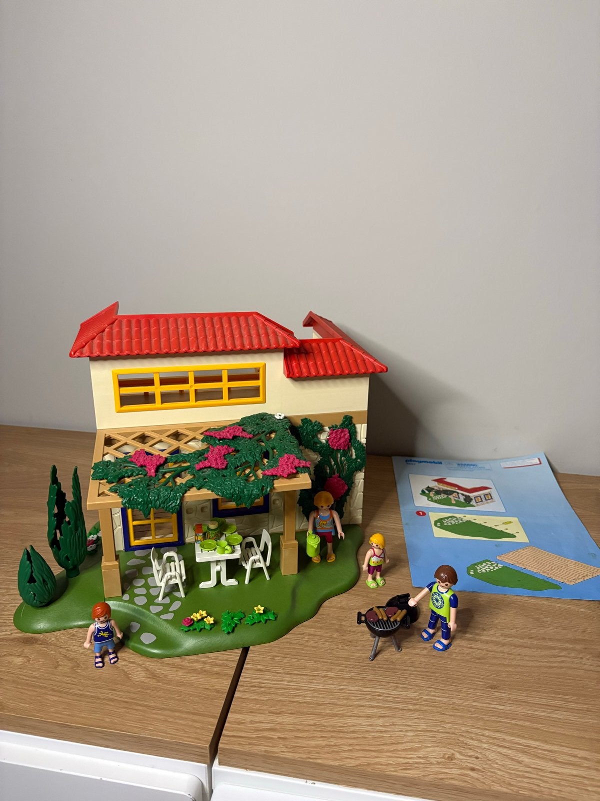 Playmobil Vakantiehuis 4857 + veel accessoires + handleiding, Ophalen of Verzenden, Gebruikt, Jongen of Meisje