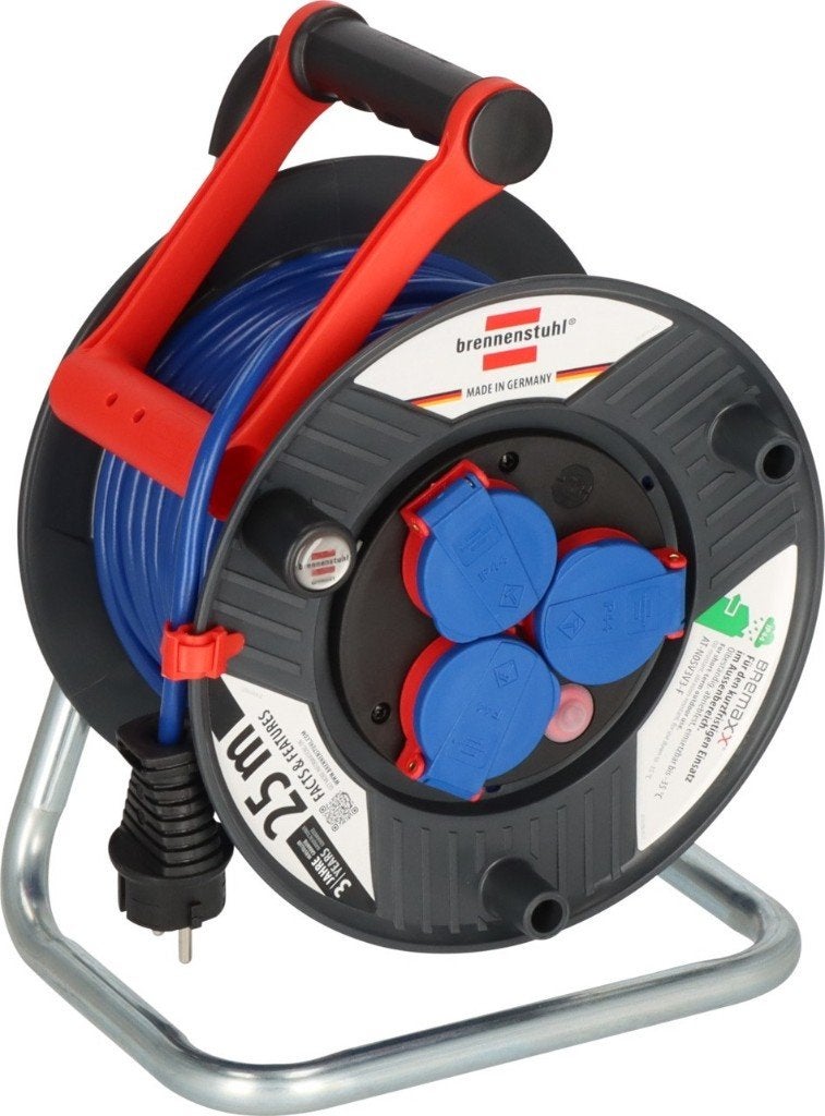 Kabelhaspel 25 meter 3V IP44 3x1,5mm² AT-N05V3V3-F, Verzenden, Nieuw