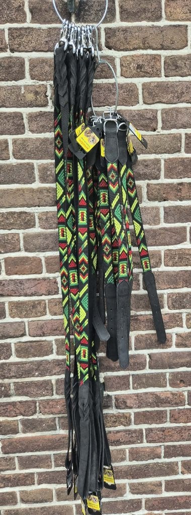 10 sets hondenriemen + halsbanden boho stijl met leer partij, Ophalen of Verzenden, Nieuw, Hondenriem