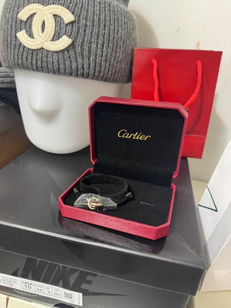 Cartier Trinity Bracelet Black, Sieraden, Tassen en Uiterlijk, Armbanden, Ophalen of Verzenden, Nieuw, Zwart