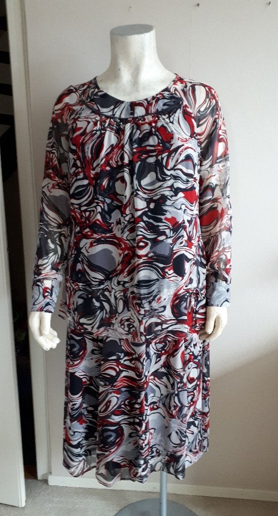 46.. zgan rok met blouse van setter maat 48, Kleding | Dames, Ophalen of Verzenden, Zo goed als nieuw, Overige kleuren, Rok