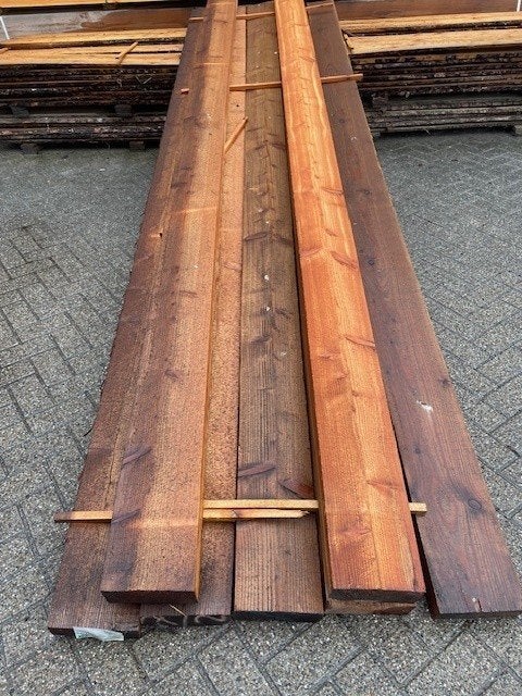 Douglas, bezaagd, 4000x75x200 mm, Ophalen, Nieuw, 250 cm of meer, Balken