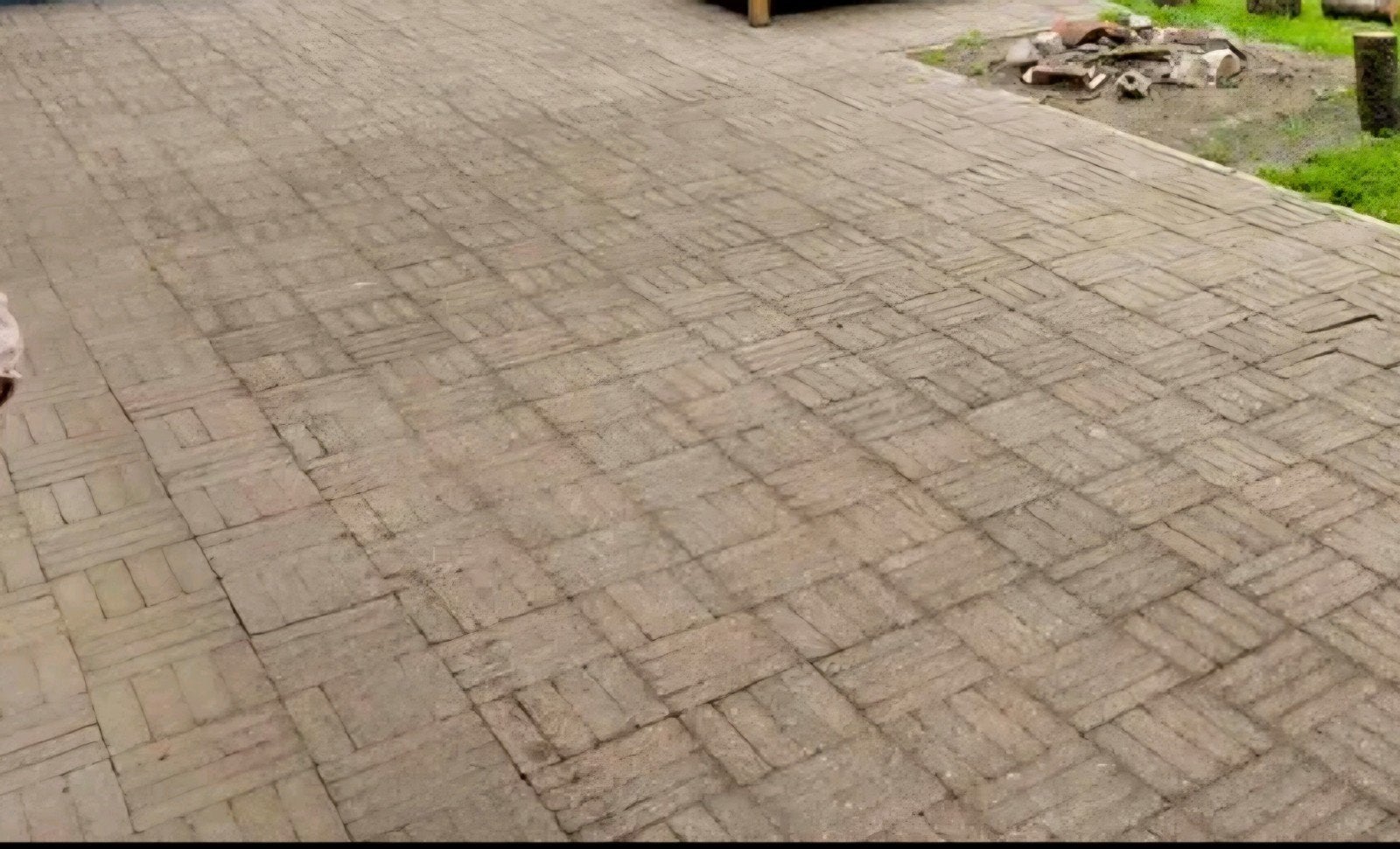 20m2  beton klinkers, Ophalen, Gebruikt, Beton, Klinkers