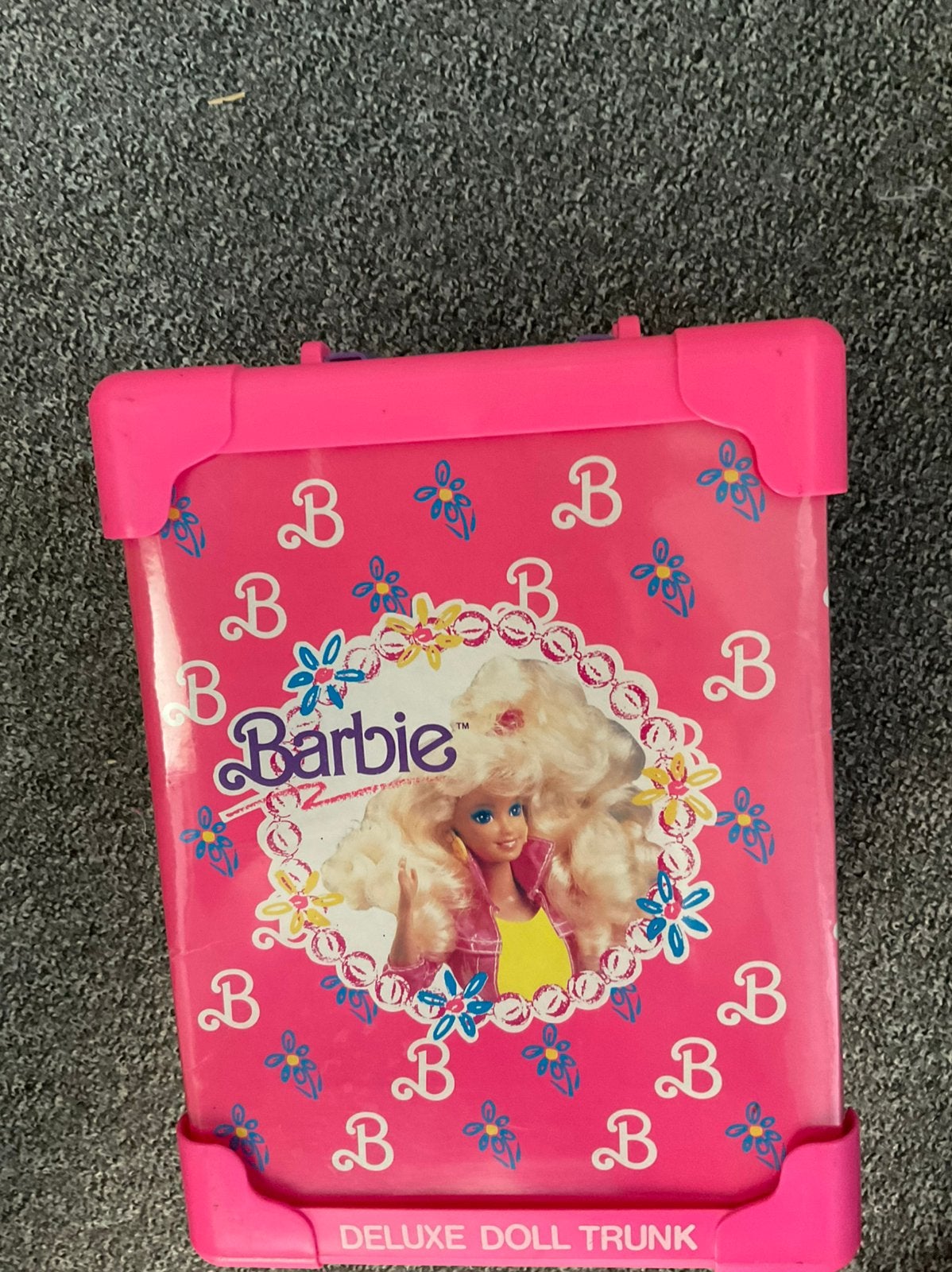 Barbie kleding koffer, Ophalen of Verzenden, Gebruikt, Barbie