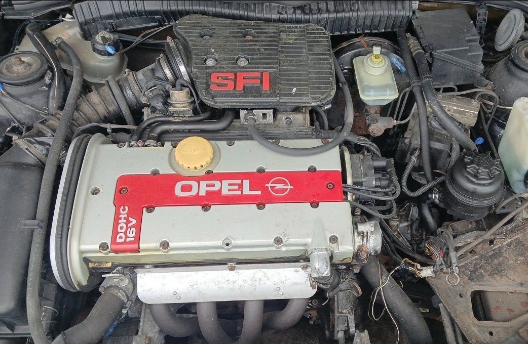 C20XE compleet met kabelboom en ecu, Auto-onderdelen, Ophalen of Verzenden, Gebruikt, Opel