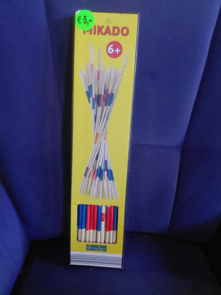 Mikado spel - Klassiek stokjesspel voor jong en oud, Hobby en Vrije tijd, Vijf spelers of meer, Ophalen of Verzenden, Gebruikt