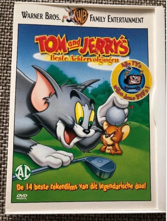 Dvd Tom en Jerry's Beste Achtervolgingen, Europees, Animatie, Alle leeftijden, Ophalen of Verzenden