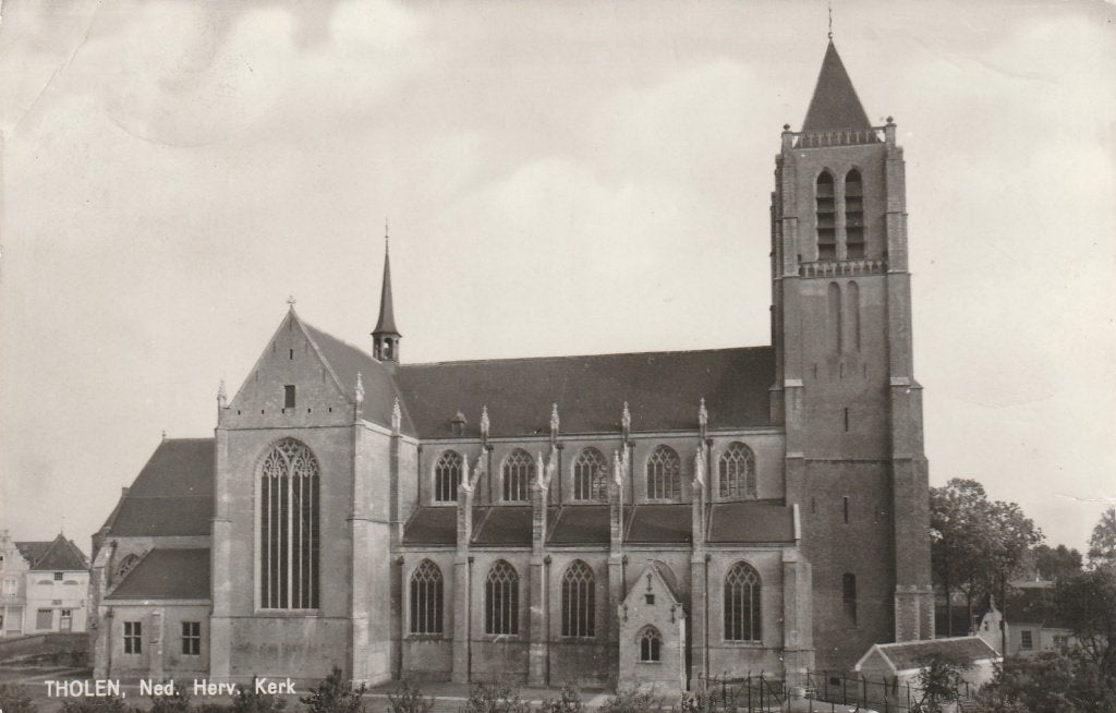 THOLEN Ned. Herv. Kerk, Verzenden, 1960 tot 1980, Ongelopen, Zeeland