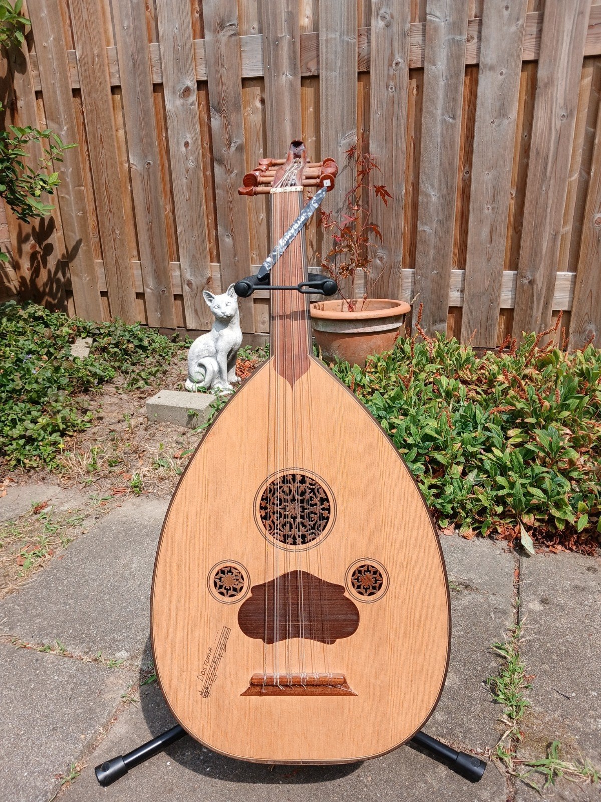 Mooie Oud / Ud / Luit met standaard en plectrum, Ophalen, Gebruikt, Overige typen