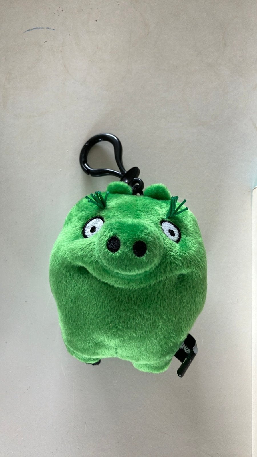 Angry Birds - Green Pig sleutelhanger, Verzamelen, Ophalen of Verzenden, Zo goed als nieuw, Knuffel of Figuurtje