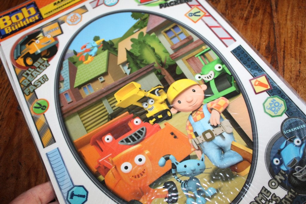 12 Plaatjes: Dora, Bob de Bouwer, Spongebob, Beer, Ophalen of Verzenden, Gebruikt, Meerdere plaatjes