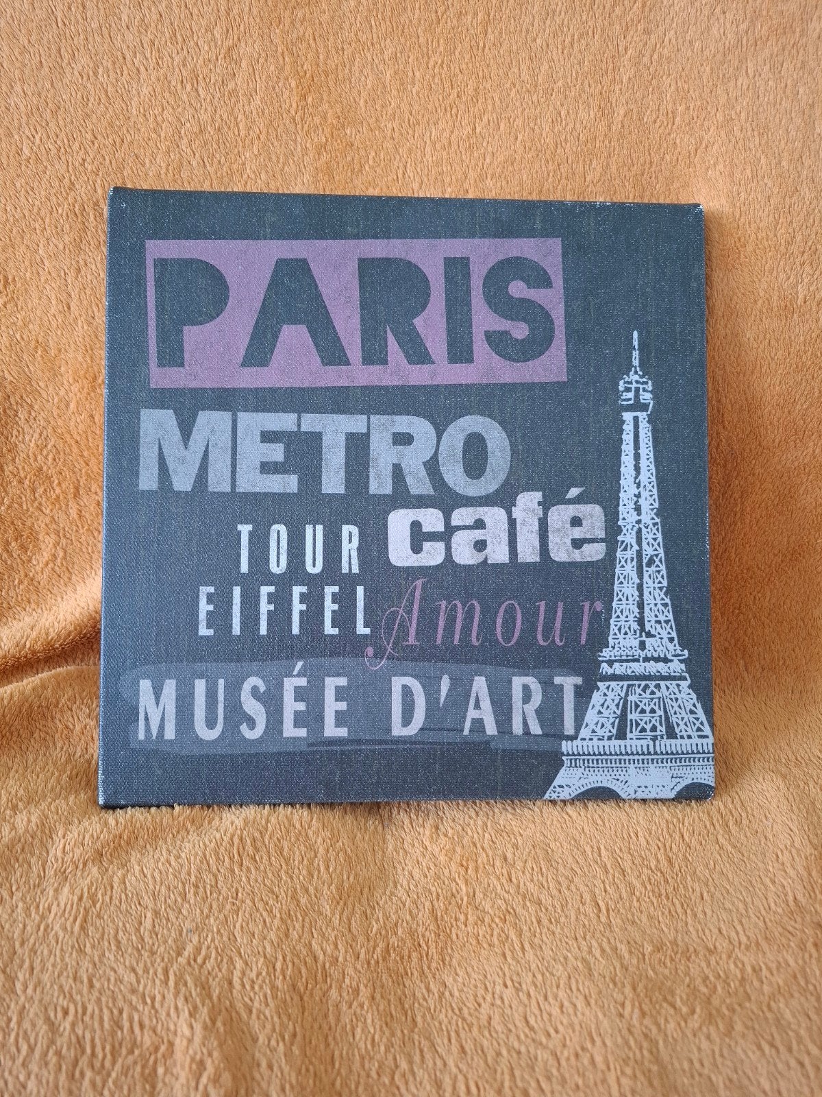 Canva | Paris | 25cm x 25cm, Ophalen of Verzenden