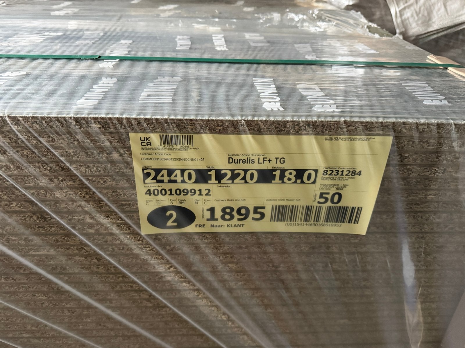 Spano platen 2.44x1.22 - 18mm, Ophalen, Nieuw, Overige materialen, Minder dan 20 mm