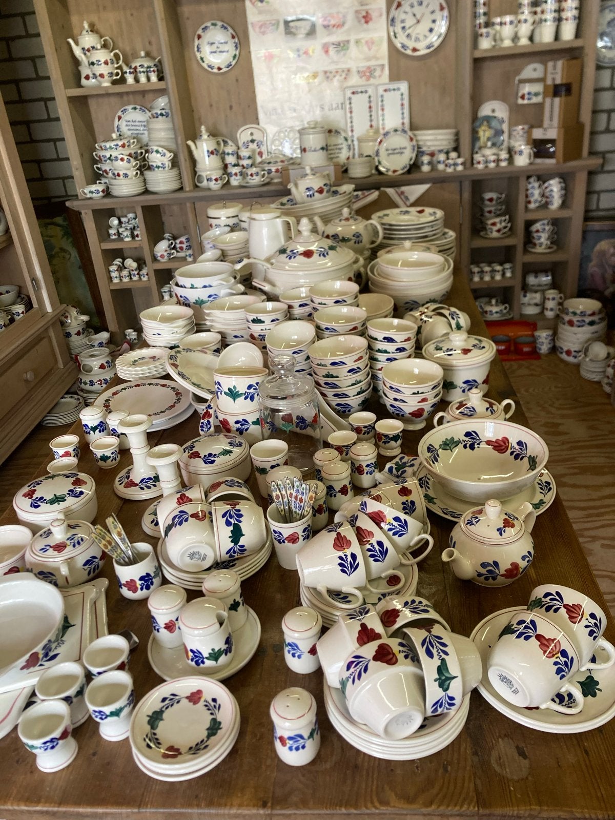 Boerenbont servies - Diverse onderdelen los te koop, Overige merken, Keramiek, Landelijk/Boerenbont, Ophalen of Verzenden