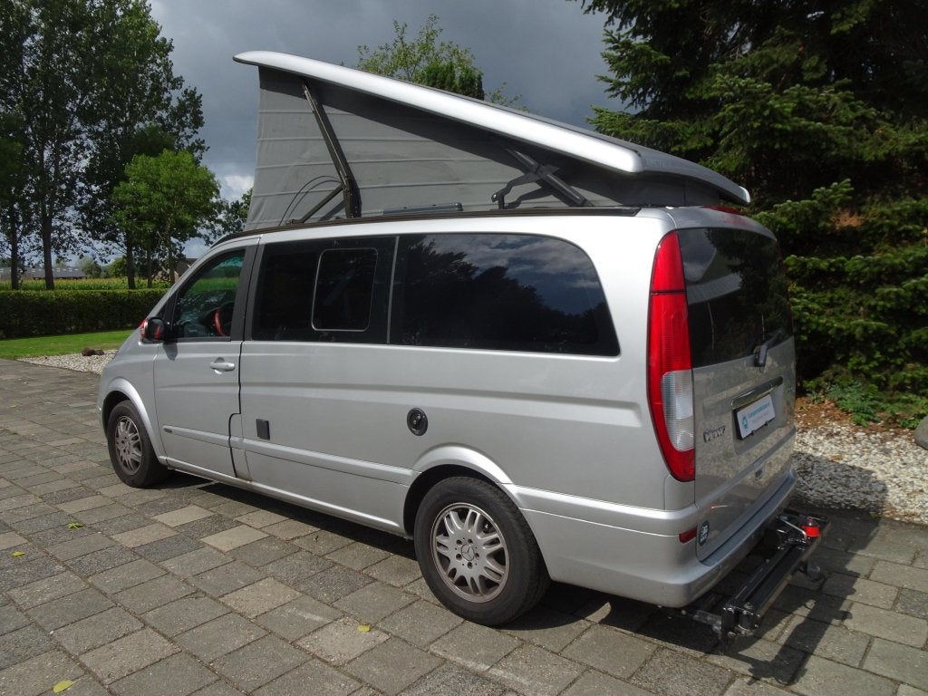 Vrolijke Mercedes Viano Westfalia Marco Polo, Automaat, Buscamper of Camperbus, Hefdak, Mercedes-Benz