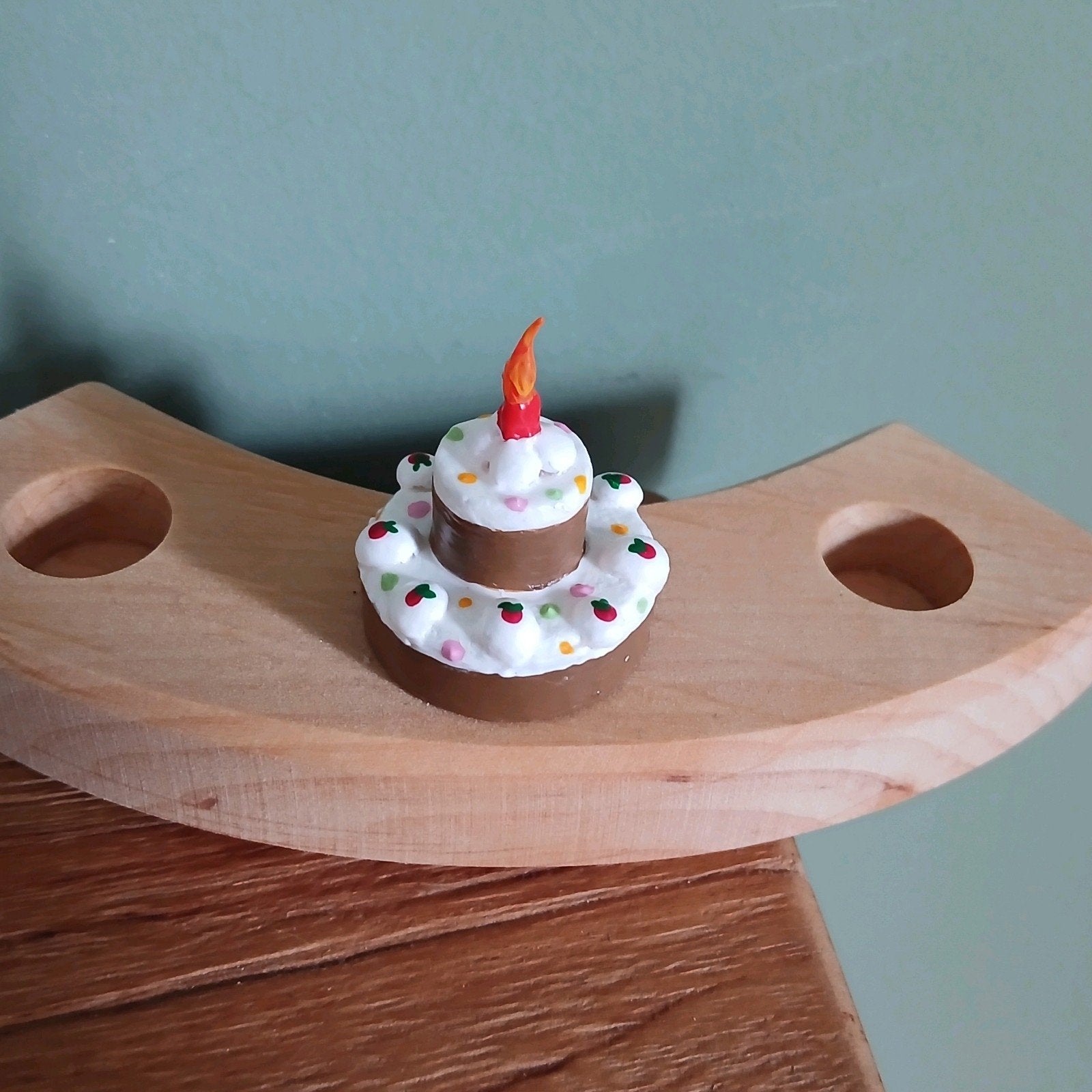 jaarringsteker houten taart, verjaardag, Grimm's, Kinderen en Baby's, Ophalen of Verzenden, Nieuw