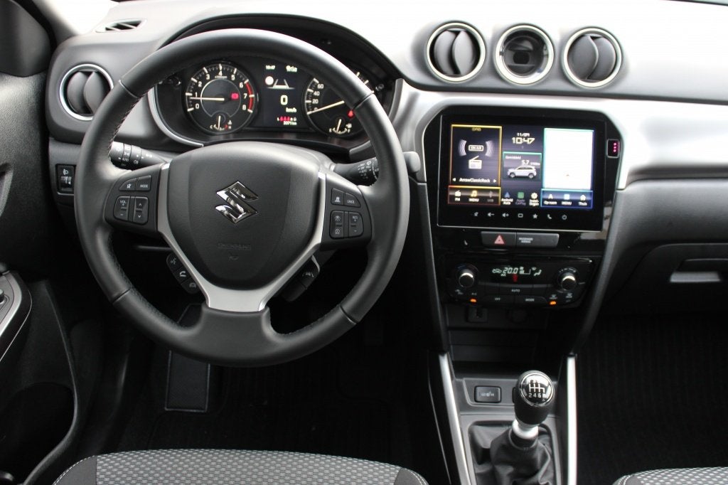 Suzuki Vitara 1.4 Boosterjet Select SmartHybrid | Navigatie, Auto's, Voorwielaandrijving, Stof, Gebruikt, Zwart
