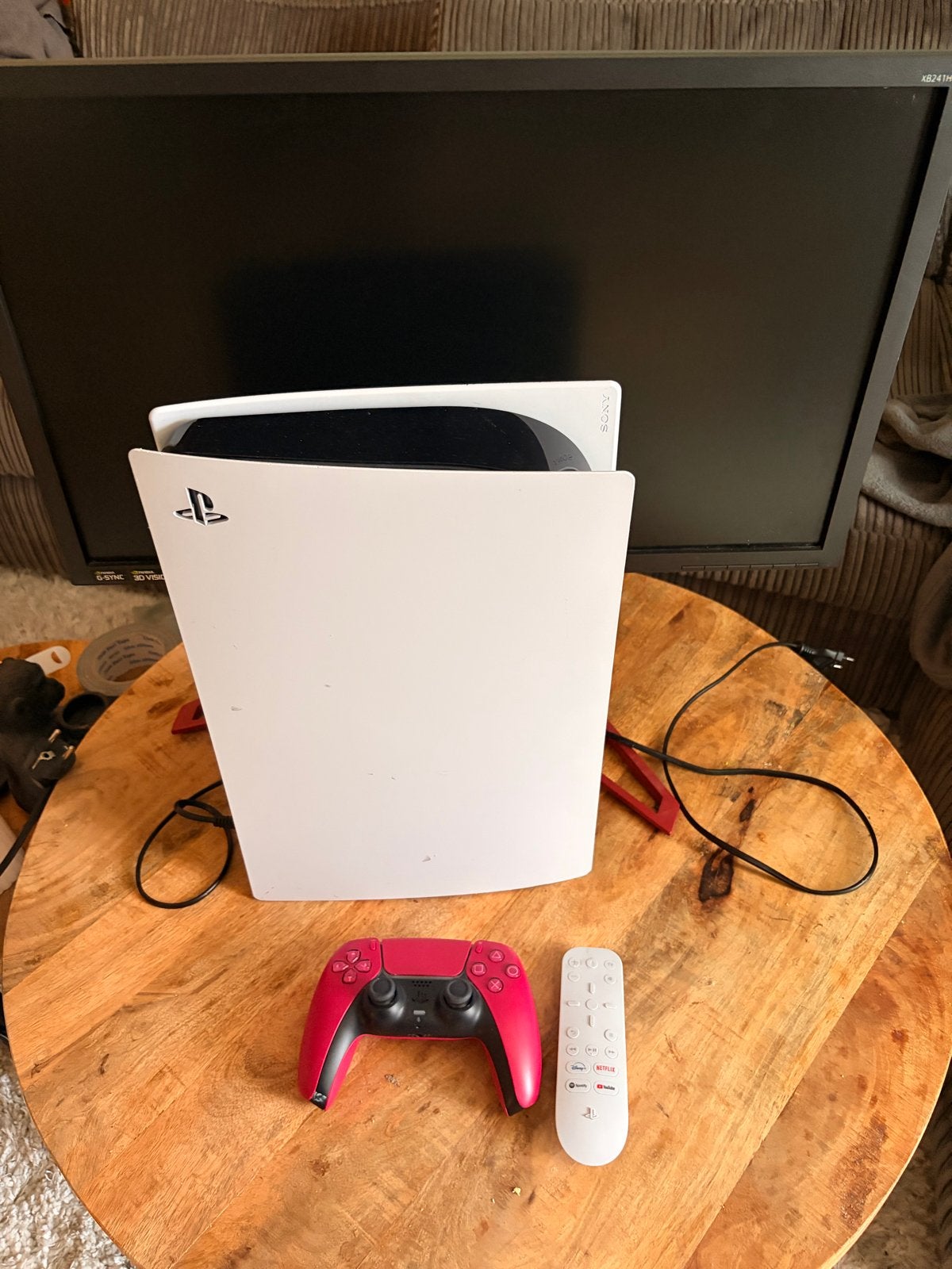 Playstation 5 Digital + Acer Predator XB241H, Spelcomputers en Games, Spelcomputers | Sony PlayStation 5, Ophalen, Gebruikt