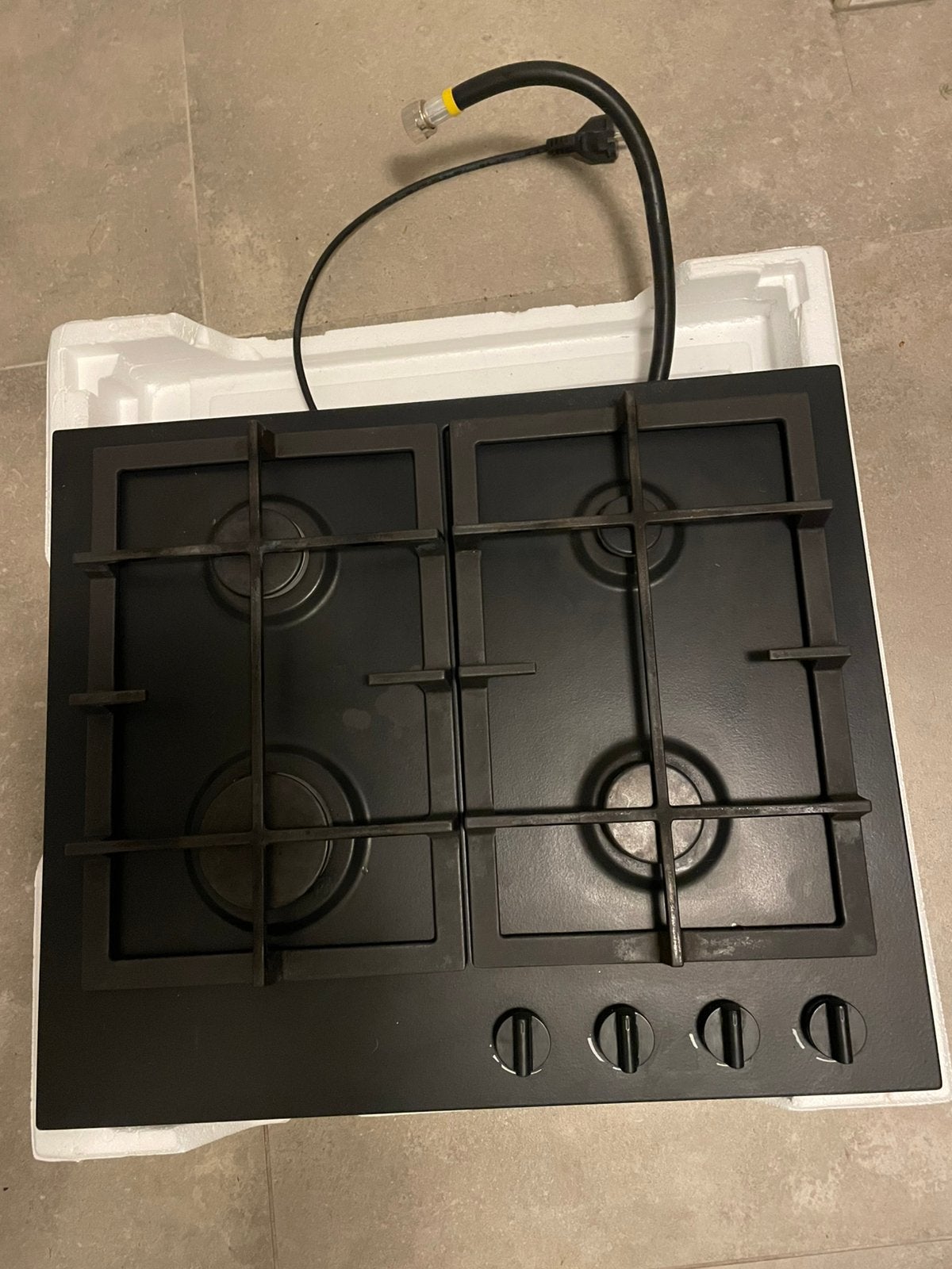 Pelgrim gaskookplaat ( inbouw), Ophalen, 4 kookzones, Zo goed als nieuw, Inbouw