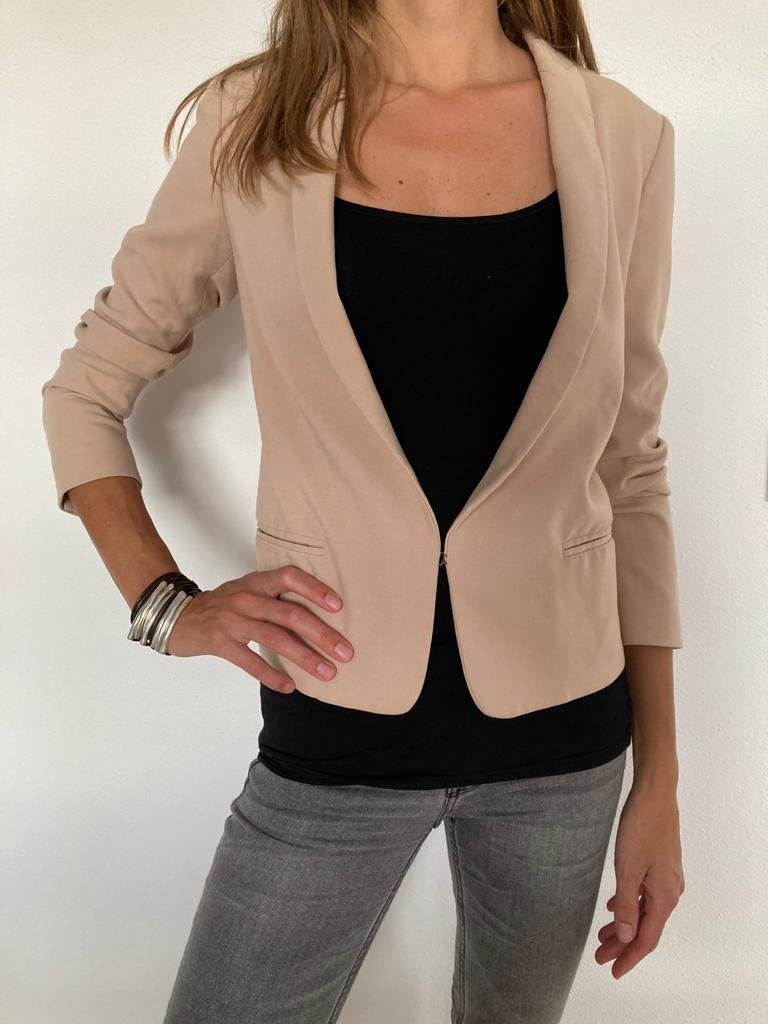 Prachtig beige Mauro Grifoni dames colbert, Kleding | Dames, Ophalen of Verzenden, Zo goed als nieuw, Maat 36 (S), Beige