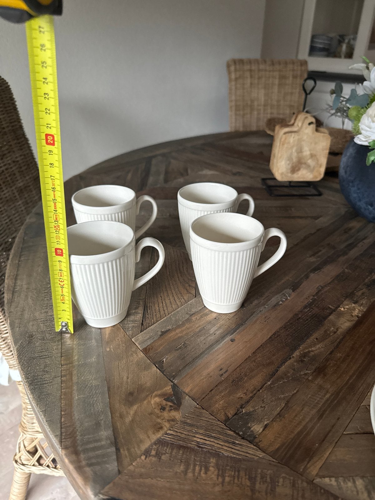 Wedgwood servies - 4 kopjes, Ophalen, Gebruikt, Keramiek, Wedgwood