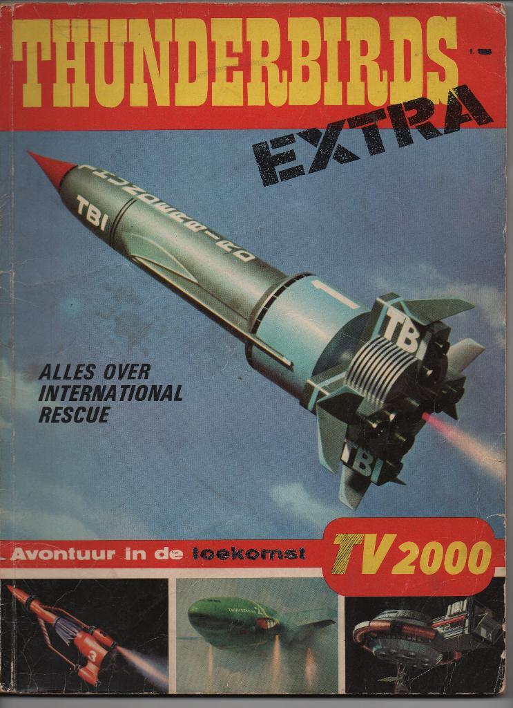 Thunderbirds Extra - Gerry Anderson - zomer 1966 - TV2000, Ophalen of Verzenden, Gebruikt, Tv, Overige typen