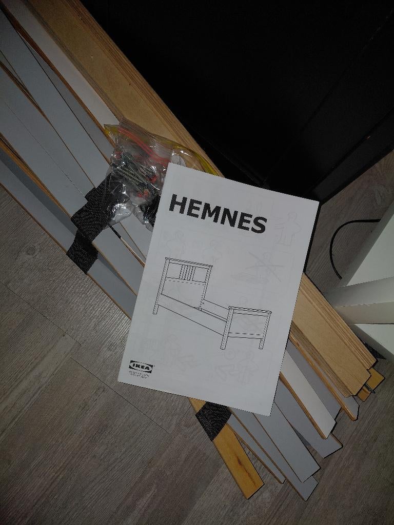 Eenpersoonsbed Ikea Hemnes, Ophalen, Gebruikt, 90 cm, Eenpersoons