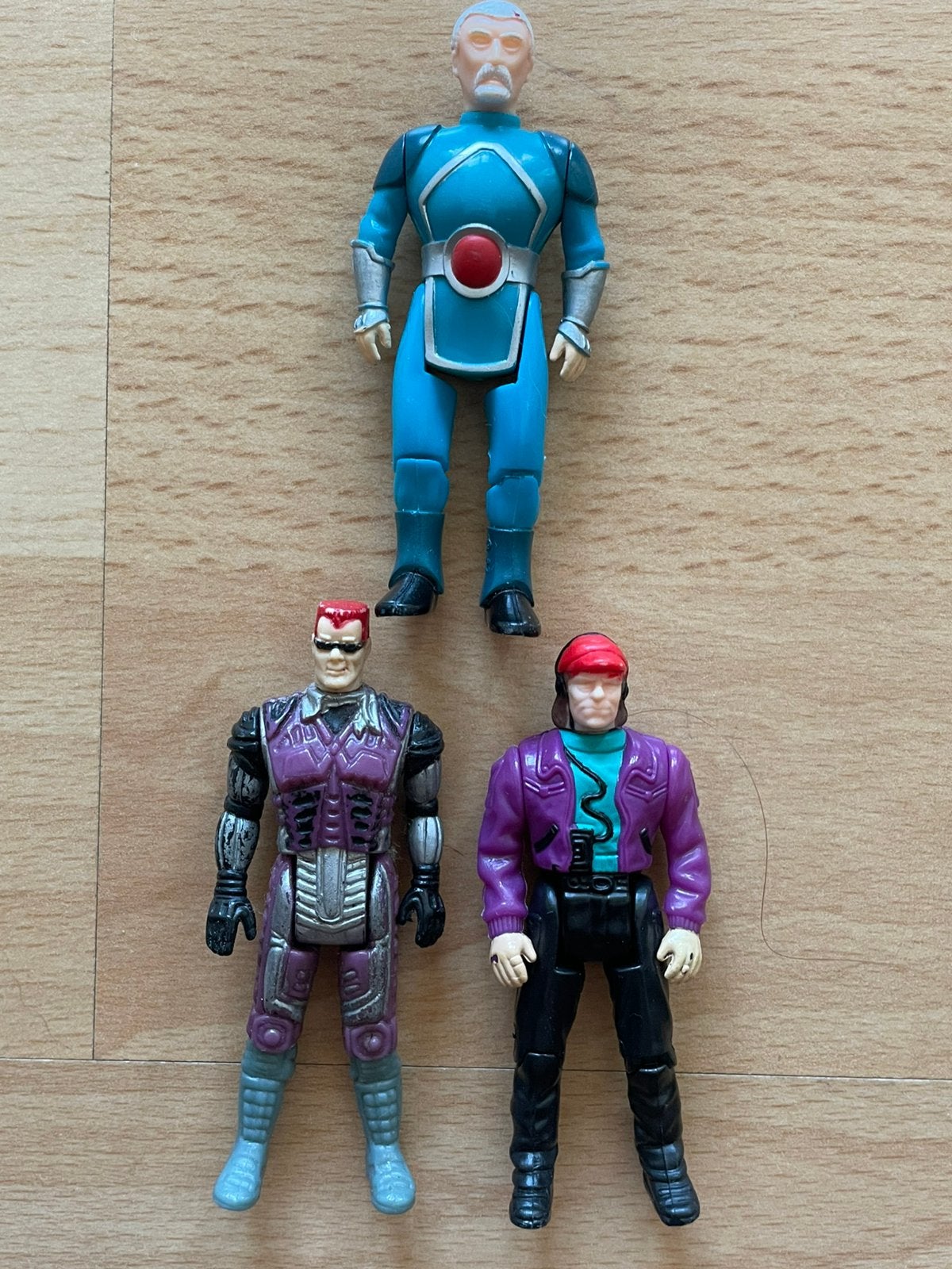 Vintage Dino-Riders MASK figuren incompleet, Verzenden, Gebruikt