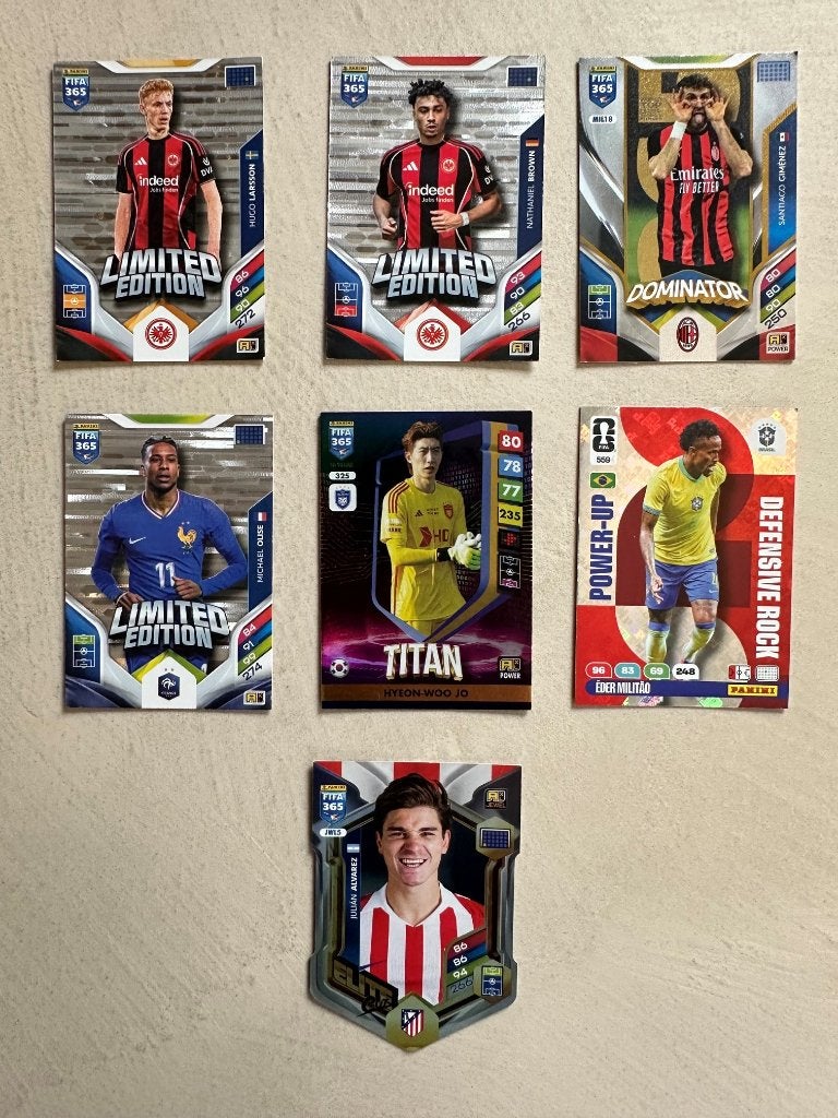 Limited Editions FIFA 365 | Olise, Larsson, Brown & Inserts, Ophalen of Verzenden, Gebruikt, Plaatje