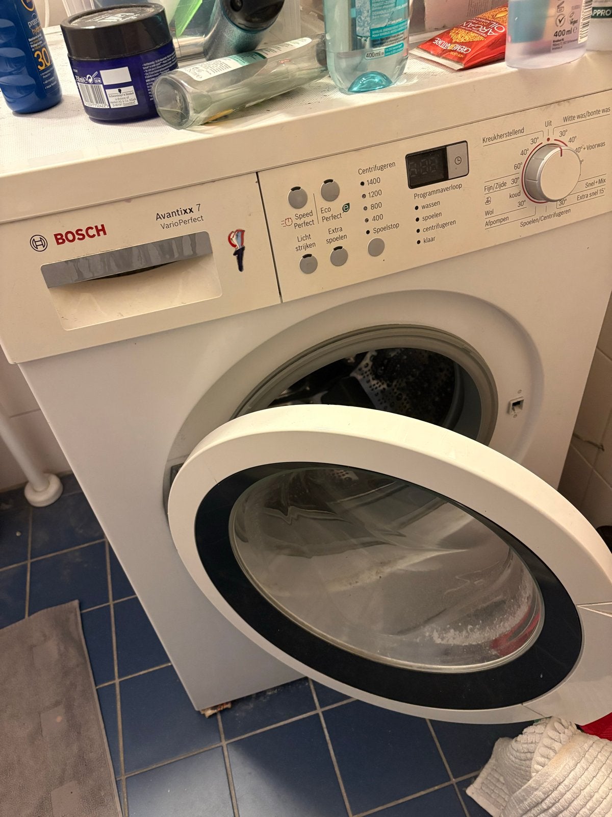 Bosch Wasmachine, Witgoed en Apparatuur, Wasmachines, Ophalen, 1200 tot 1600 toeren, Gebruikt, 8 tot 10 kg