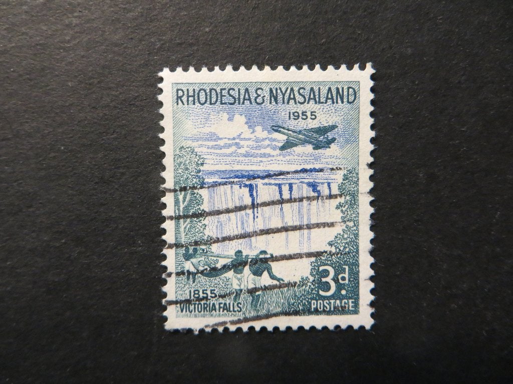 A00326: Rhodesia & Nyasaland  3 d, Postzegels en Munten, Postzegels | Afrika, Ophalen of Verzenden, Tanzania