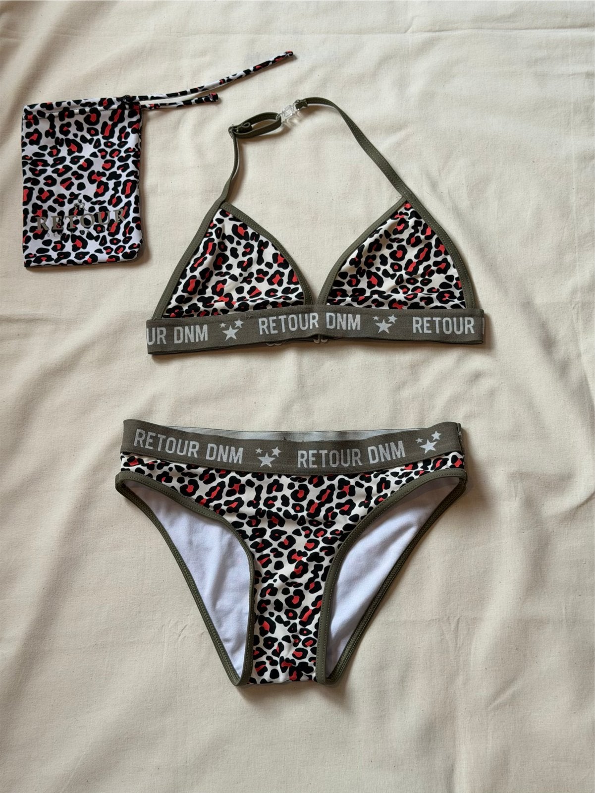 Retour DNM Bikini, panterprint, Ophalen of Verzenden, Zo goed als nieuw, Meisje, Sport- of Zwemkleding
