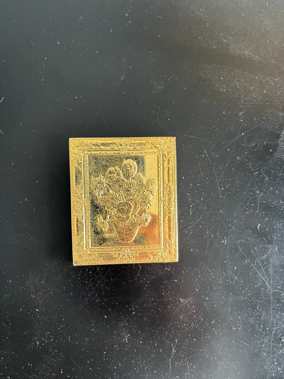 Franklinmint vincent van gogh, Ophalen, Zo goed als nieuw, Porselein, Kop en/of schotel