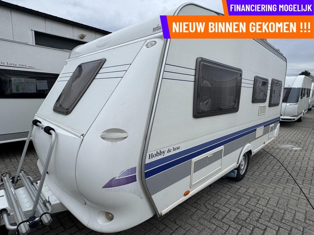Hobby 460 UFE DE LUXE, FRANSBED, MOVER, FIETSENBDRAGERS, Caravans en Kamperen, Caravans, Rondzit, Hobby, Bedrijf, Luifel