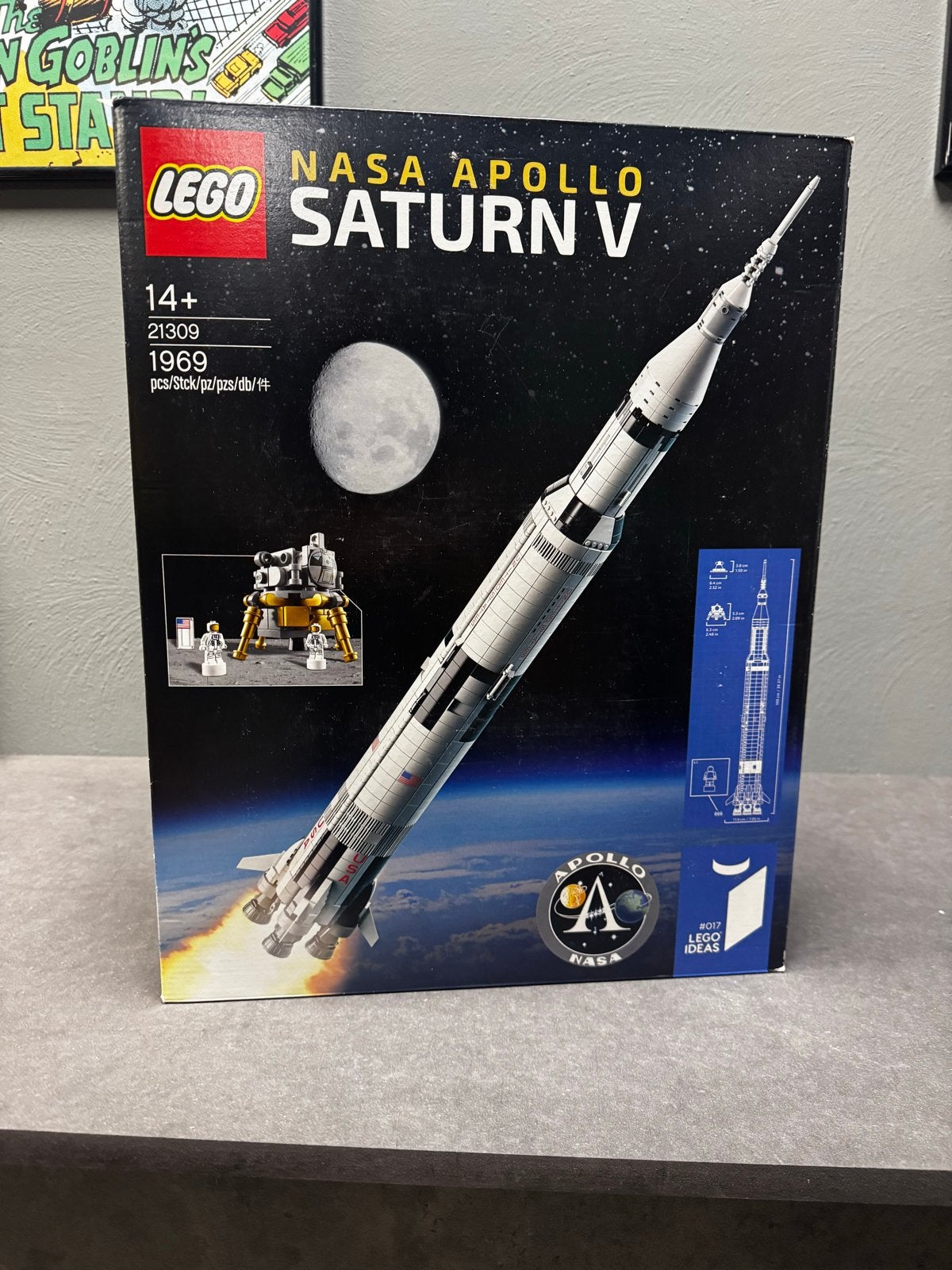LEGO Ideas NASA Apollo Saturn V Raket - 21309 Nieuw/Sealed, Lego, Nieuw, Ophalen of Verzenden, Ideas