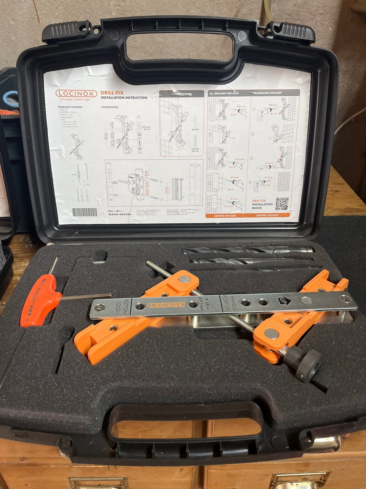 Locinox Drill-Fix installatiegereedschap, Ophalen of Verzenden, Zo goed als nieuw, Overige typen, Overige merken