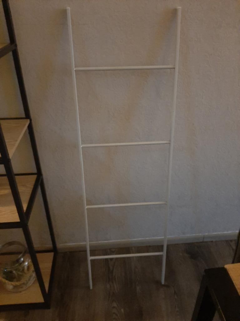 Beige handdoekenrek - Decoratieve ladder, Ophalen of Verzenden