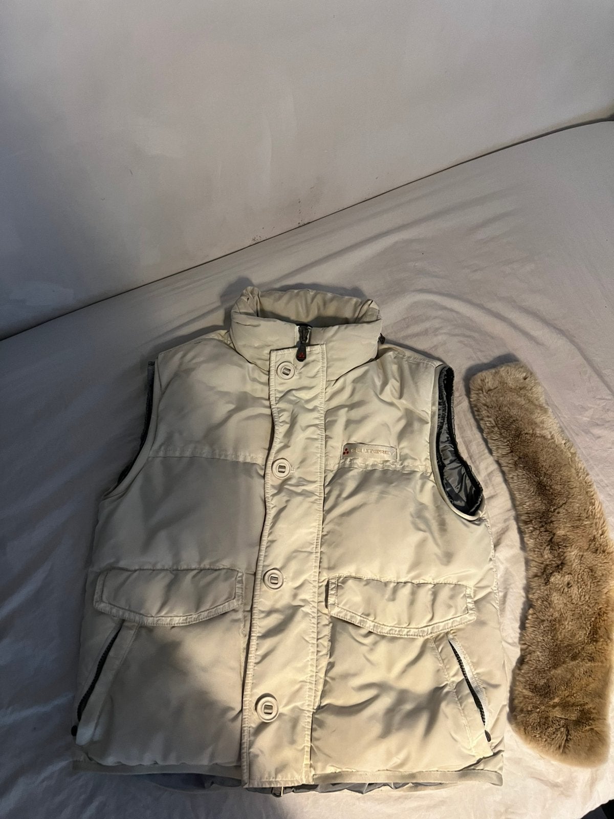 Peuterey bodywarmer jas m, Ophalen of Verzenden, Zo goed als nieuw, Maat 48/50 (M), Beige