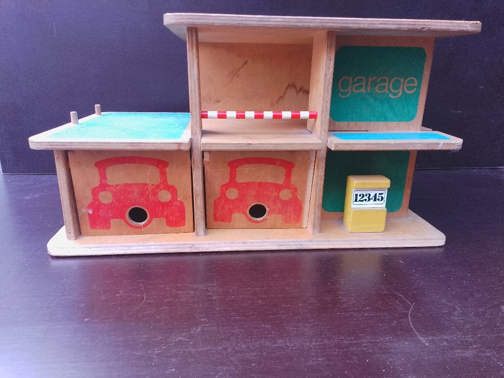 Oude Vintage Houten Garage Sio, Ophalen of Verzenden