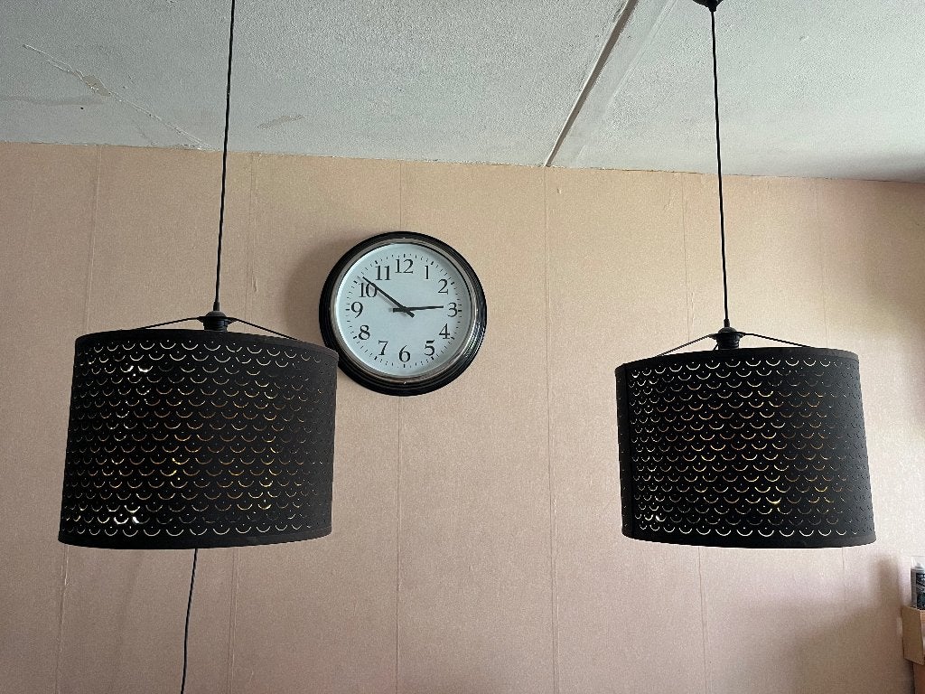 Hanglamp 2x, Ophalen