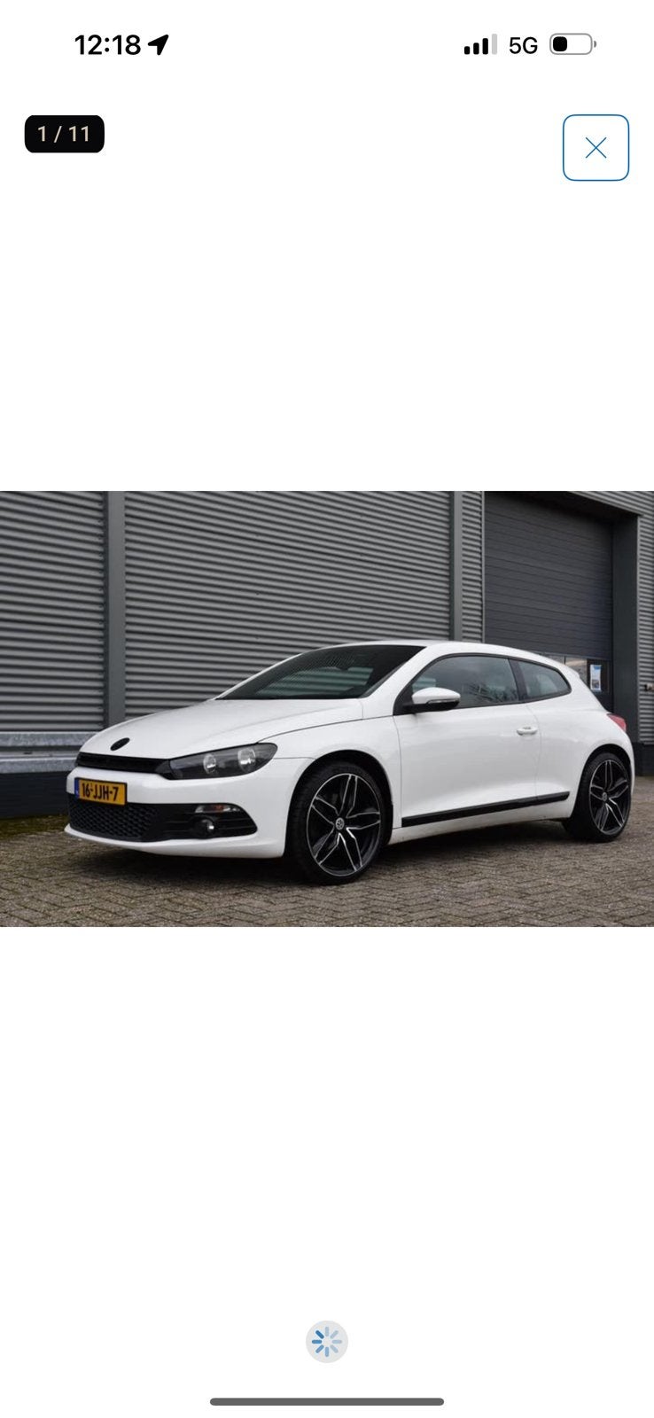 Volkswagen Scirocco 2.0 TSI DSG 2009 Wit (bak storing!), Auto's, Volkswagen, 4 cilinders, 1984 cc, 4 stoelen, Wit
